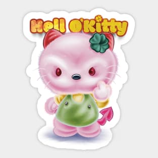 Hell O'Kitty Sticker
